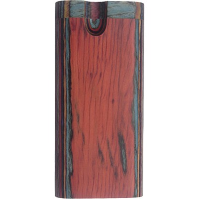 MULTI COLOR WOODEN DUGOUT LARGE 1CT